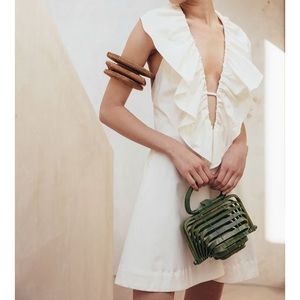 Cult Gaia Adi Mini Dress, Spring 2018, White